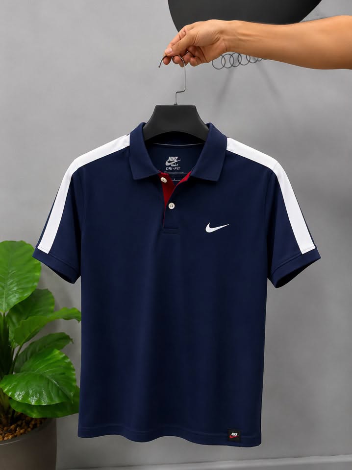 NIKE POLO T-SHIRT(navy)