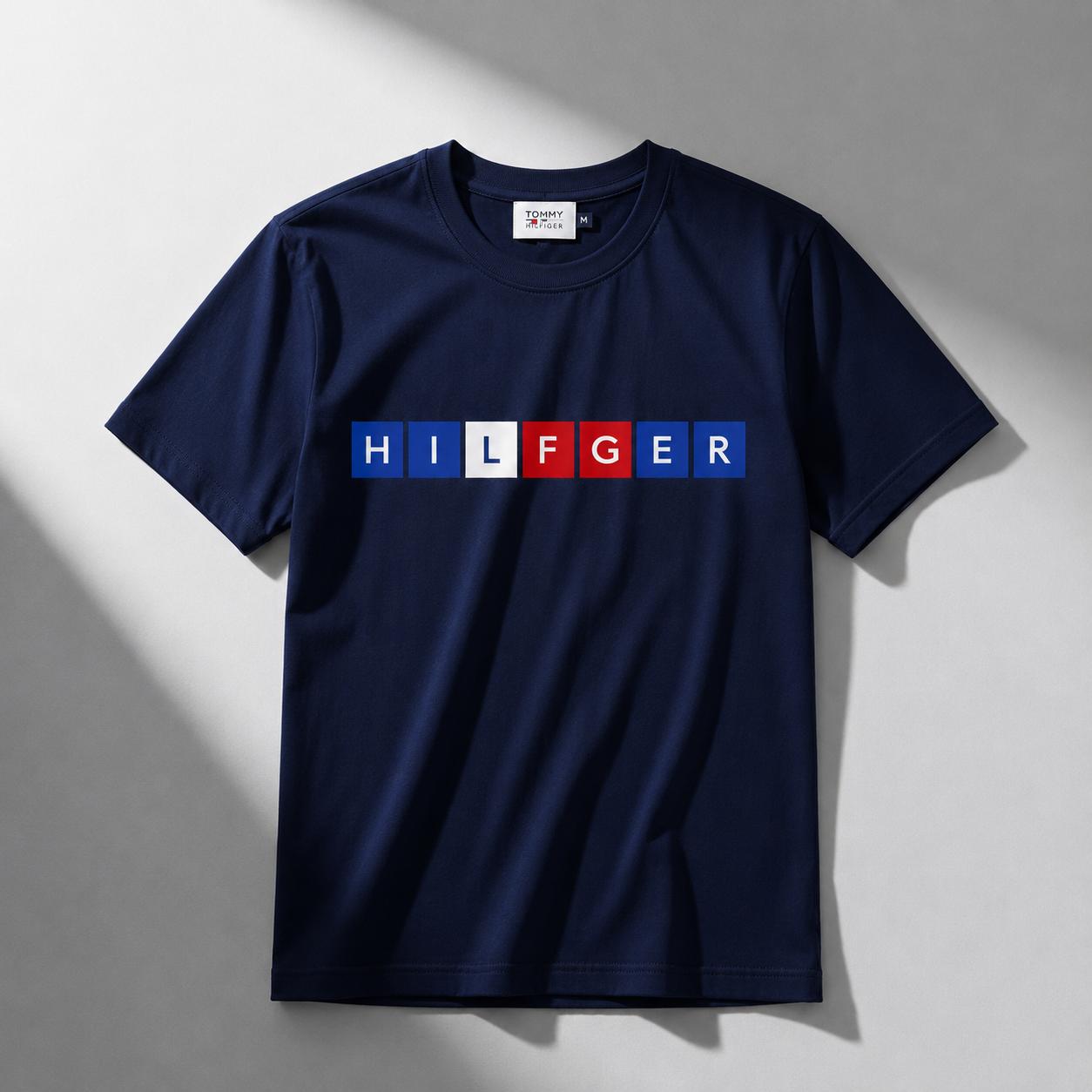 TM LETTER COTTON(Navy)