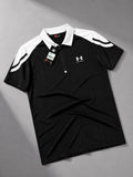 UA ZIPPER POLO TSHIRT(black)